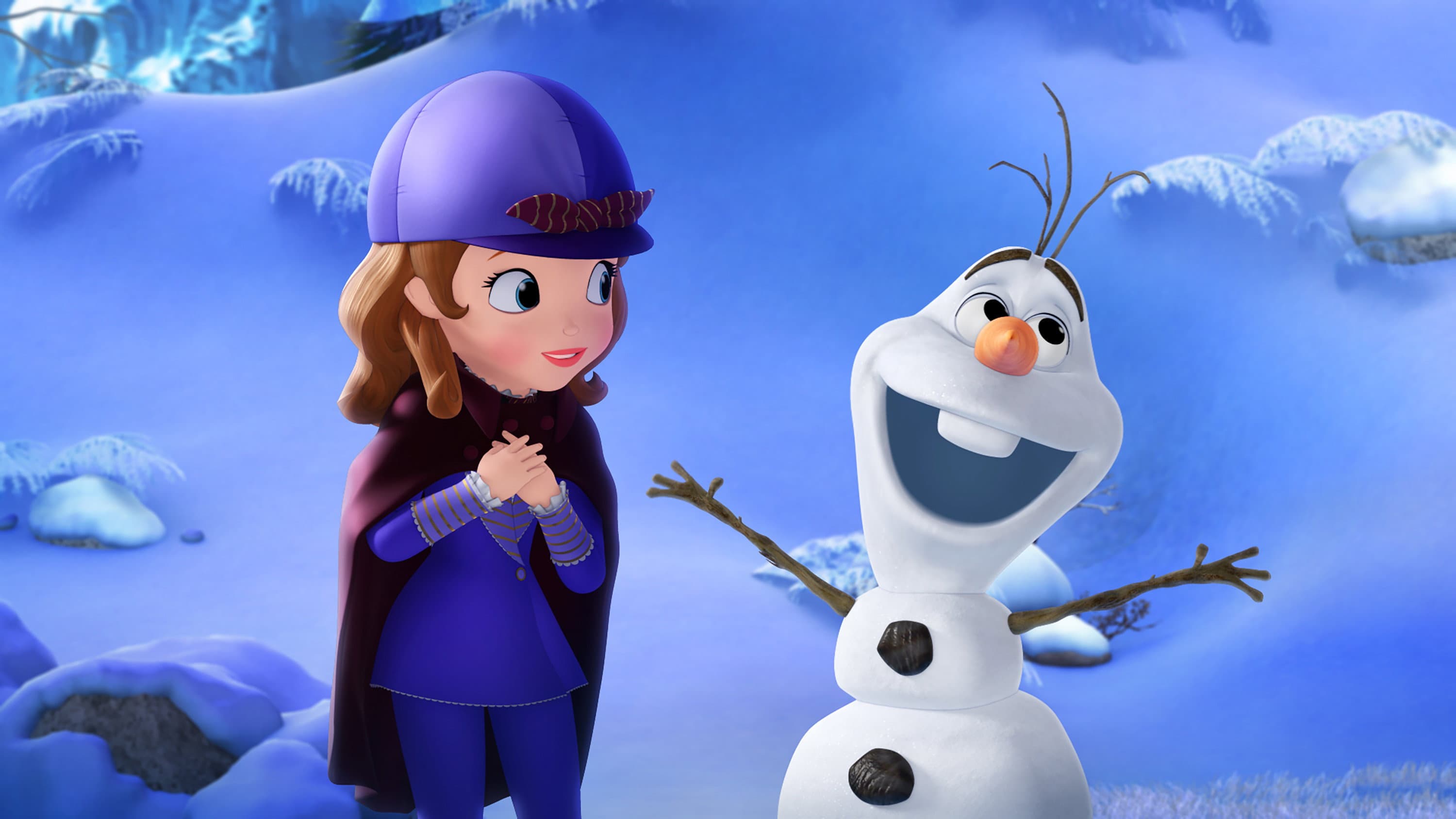 Backdrop of Sofia the First: The Secret Library
