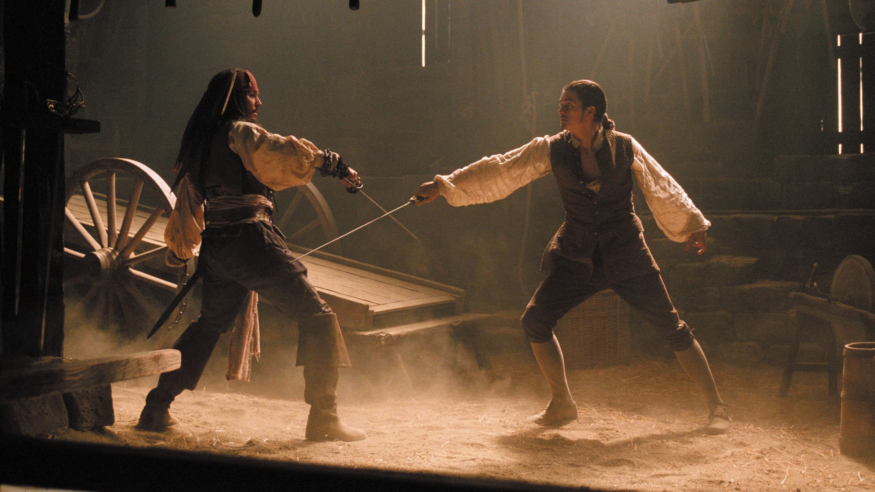 Backdrop of Pirates of the Caribbean: The Curse of the Black Pearl