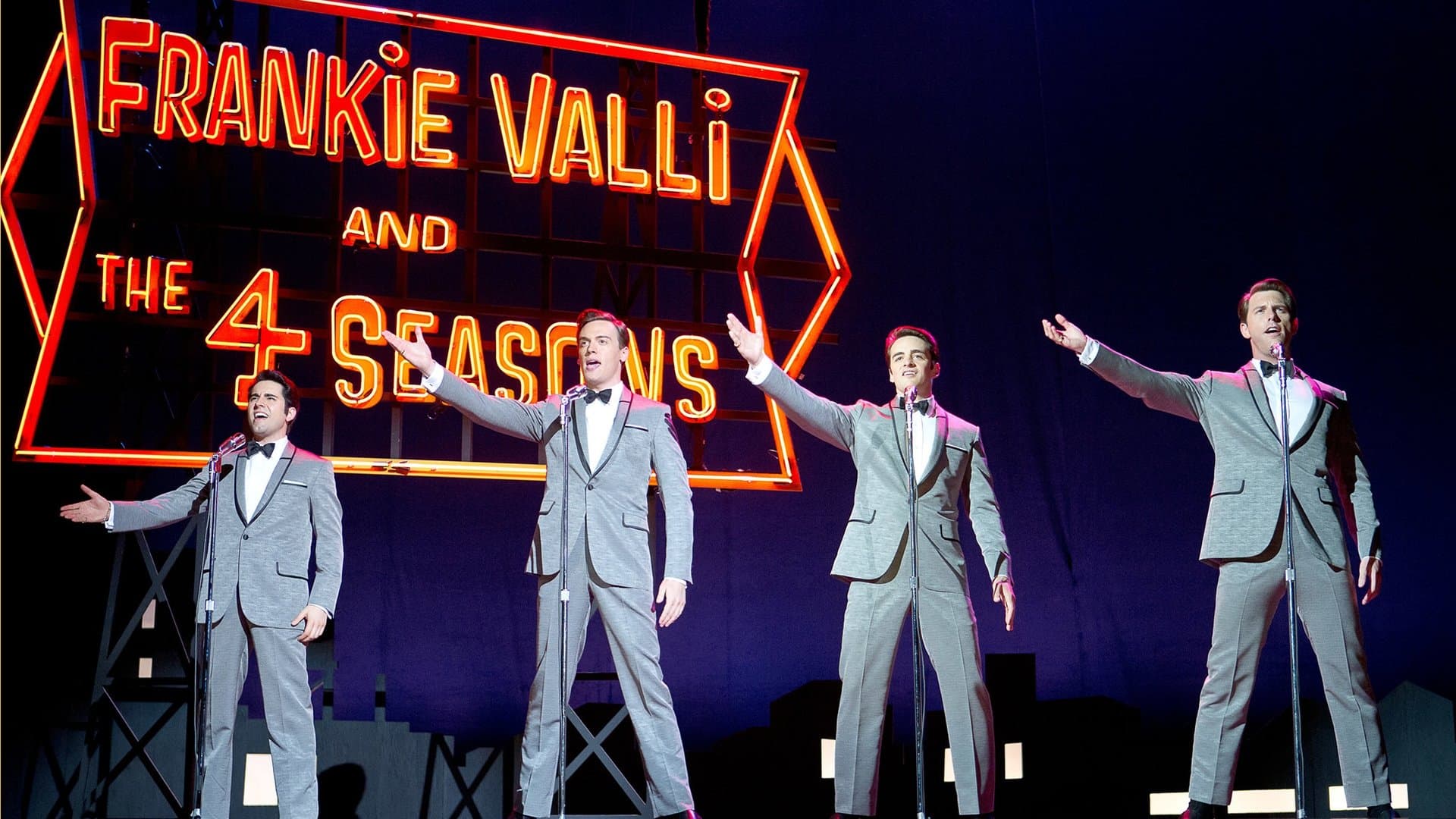 Backdrop of Jersey Boys