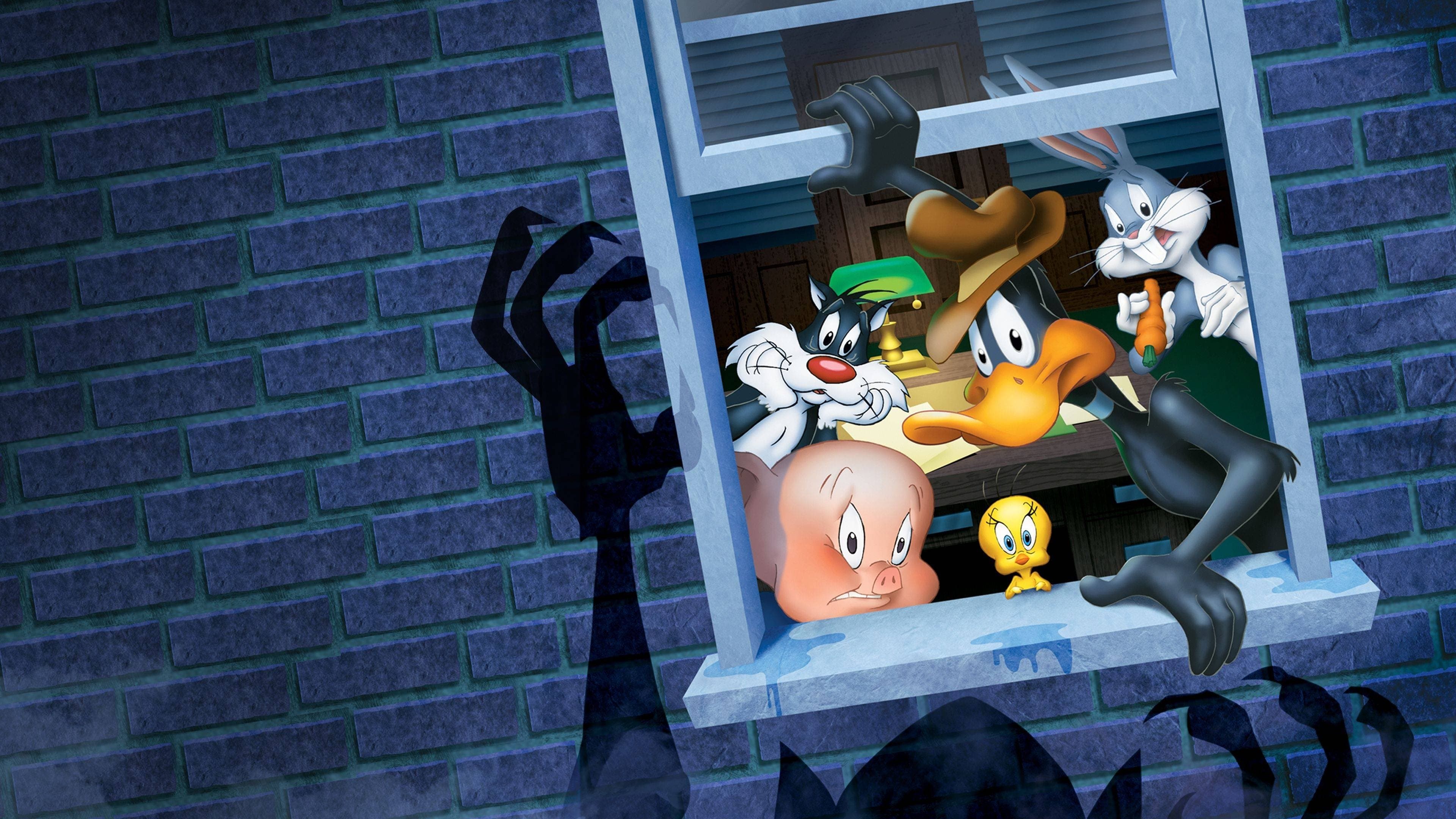 Backdrop of Daffy Duck's Quackbusters