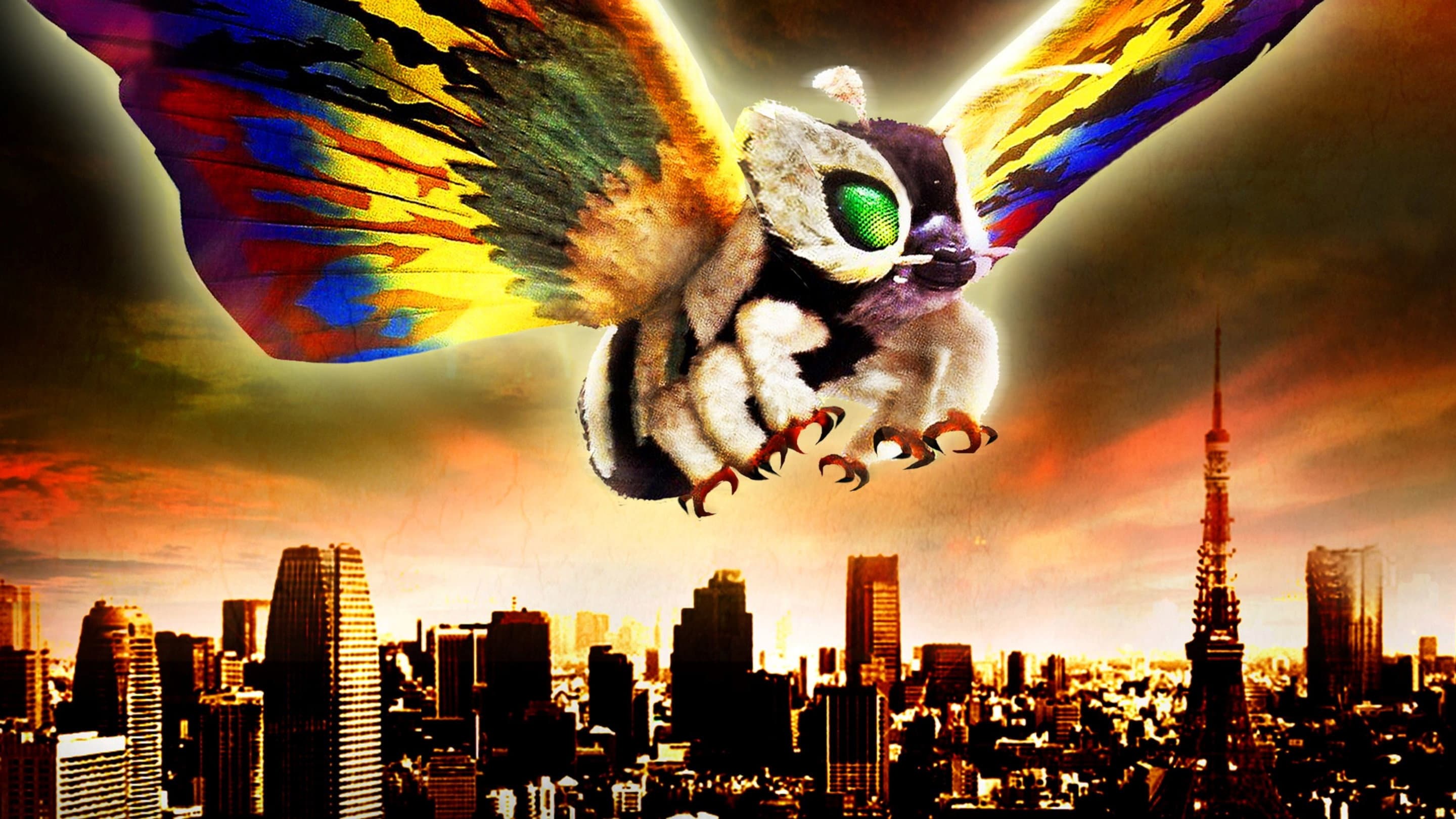 Backdrop of Rebirth of Mothra Collection