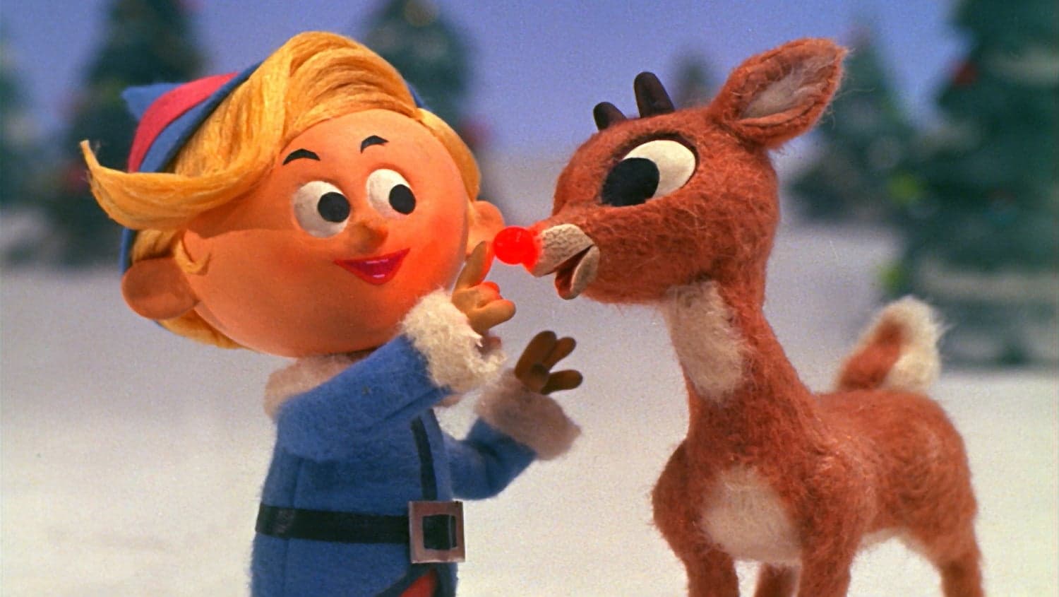 Backdrop of Rudolph the Red-Nosed Reindeer