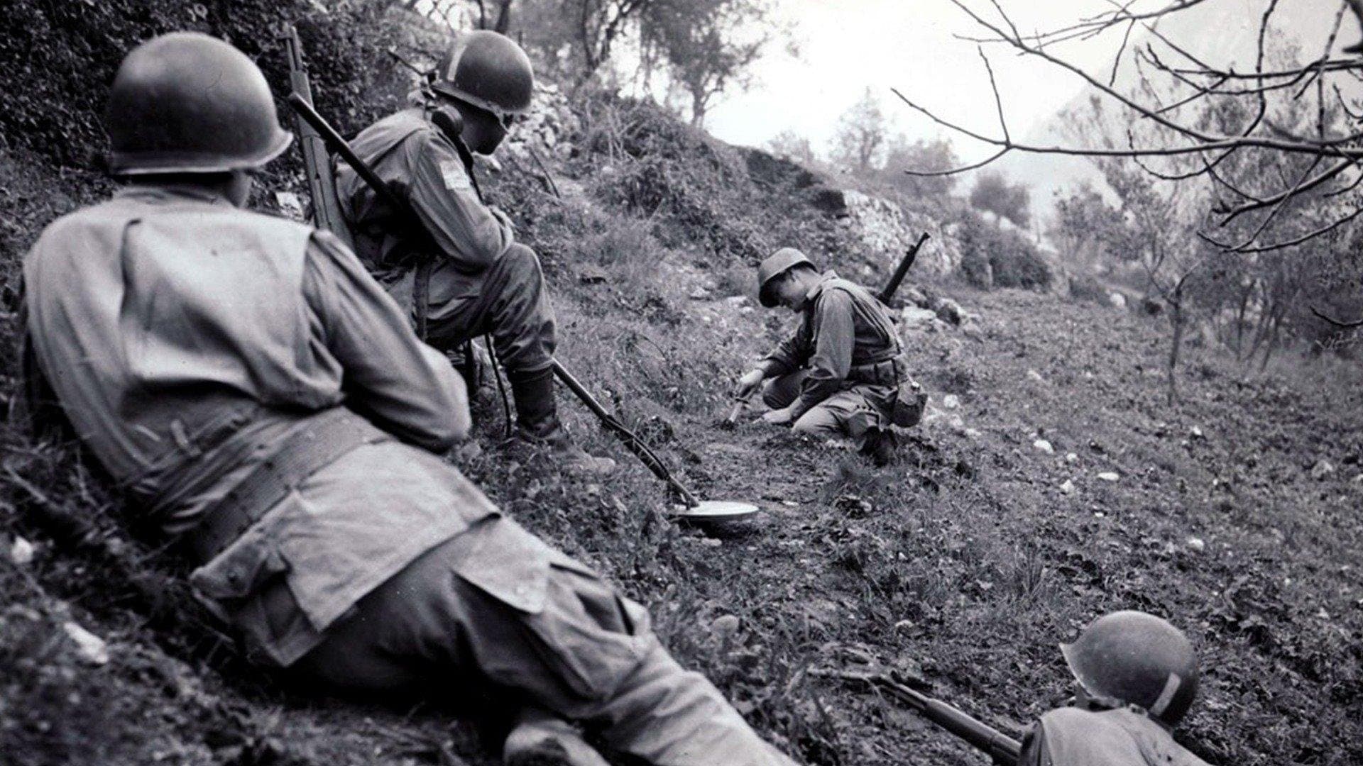 Backdrop of The Battle of San Pietro