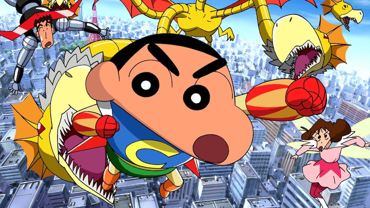Backdrop of Crayon Shin-chan: The Legend Called Buri Buri 3 Minutes Charge