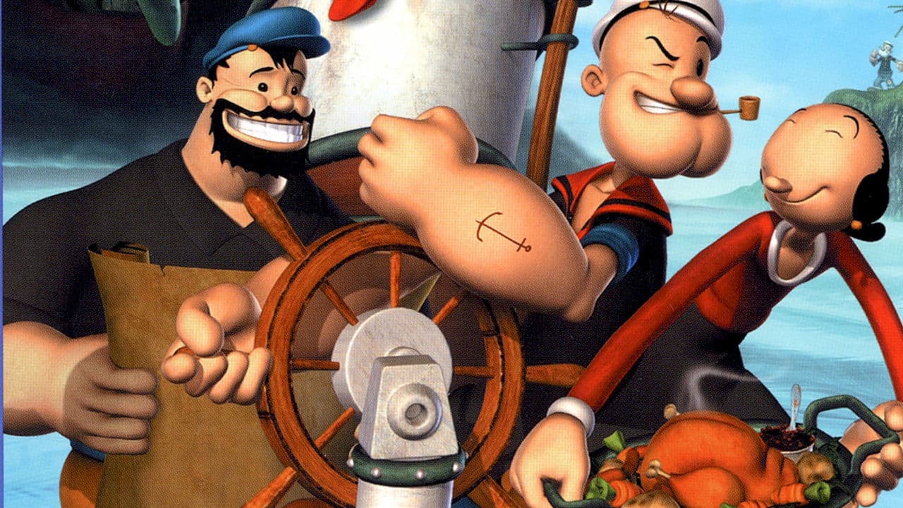 Backdrop of Popeye's Voyage: The Quest for Pappy