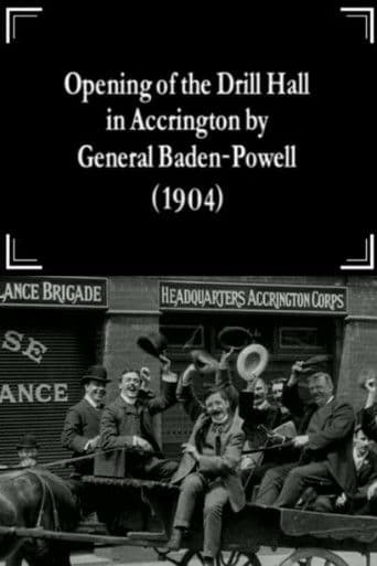 Poster of Opening of the Drill Hall in Accrington by General Baden-Powell