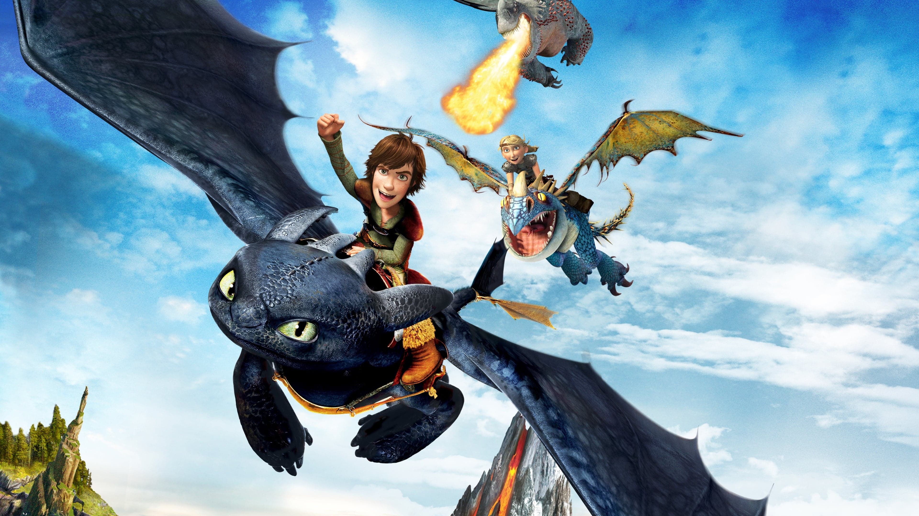Backdrop of How to Train Your Dragon