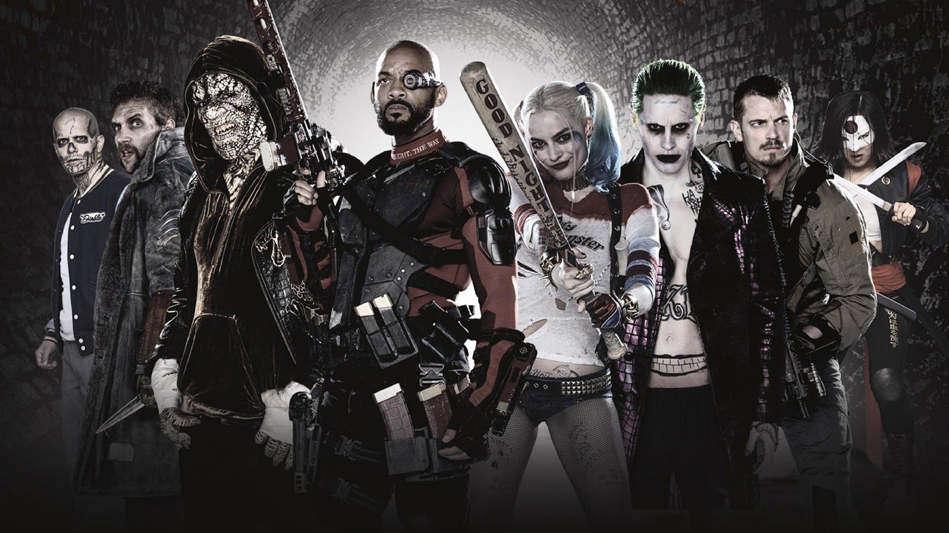 Backdrop of Suicide Squad Collection