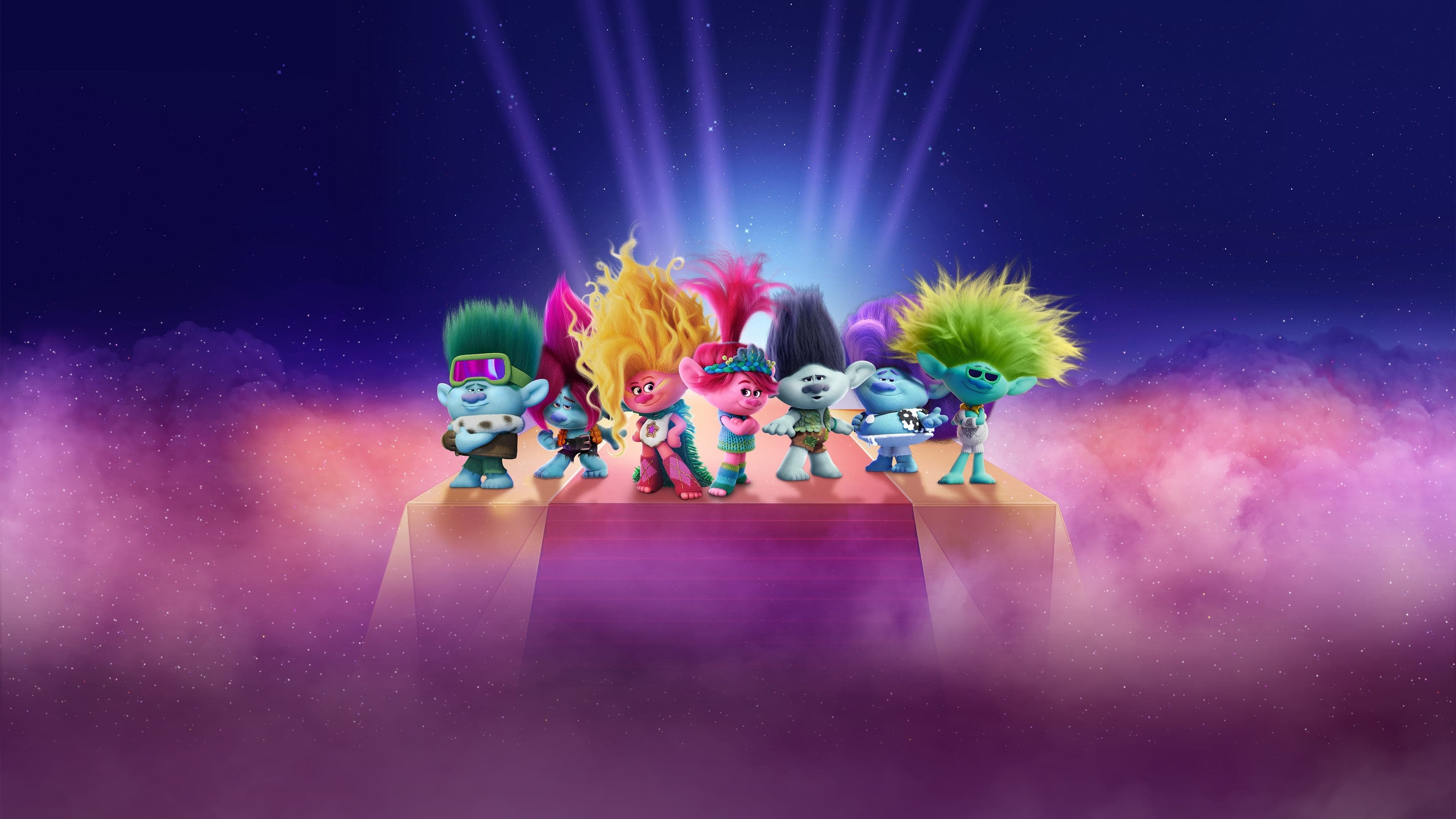 Backdrop of Trolls Band Together