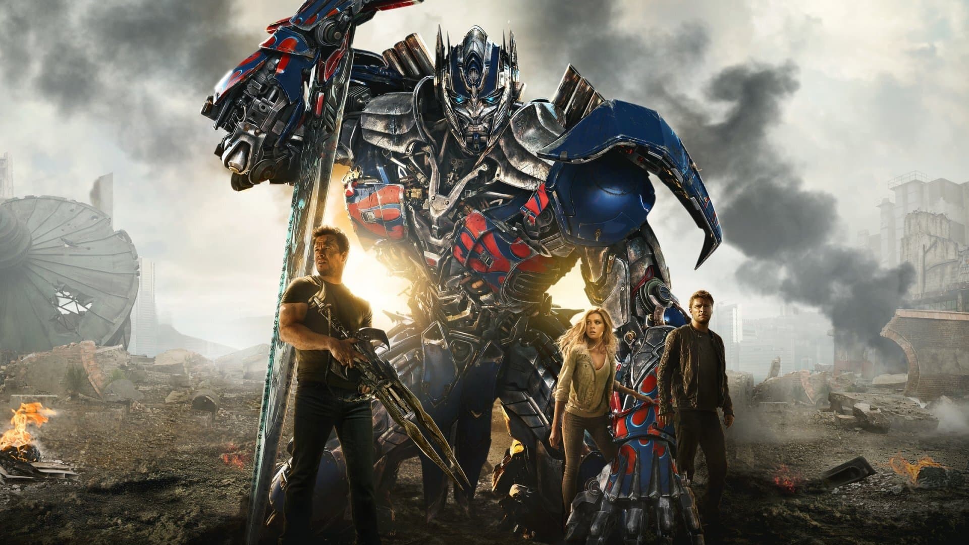 Backdrop of Transformers: Age of Extinction