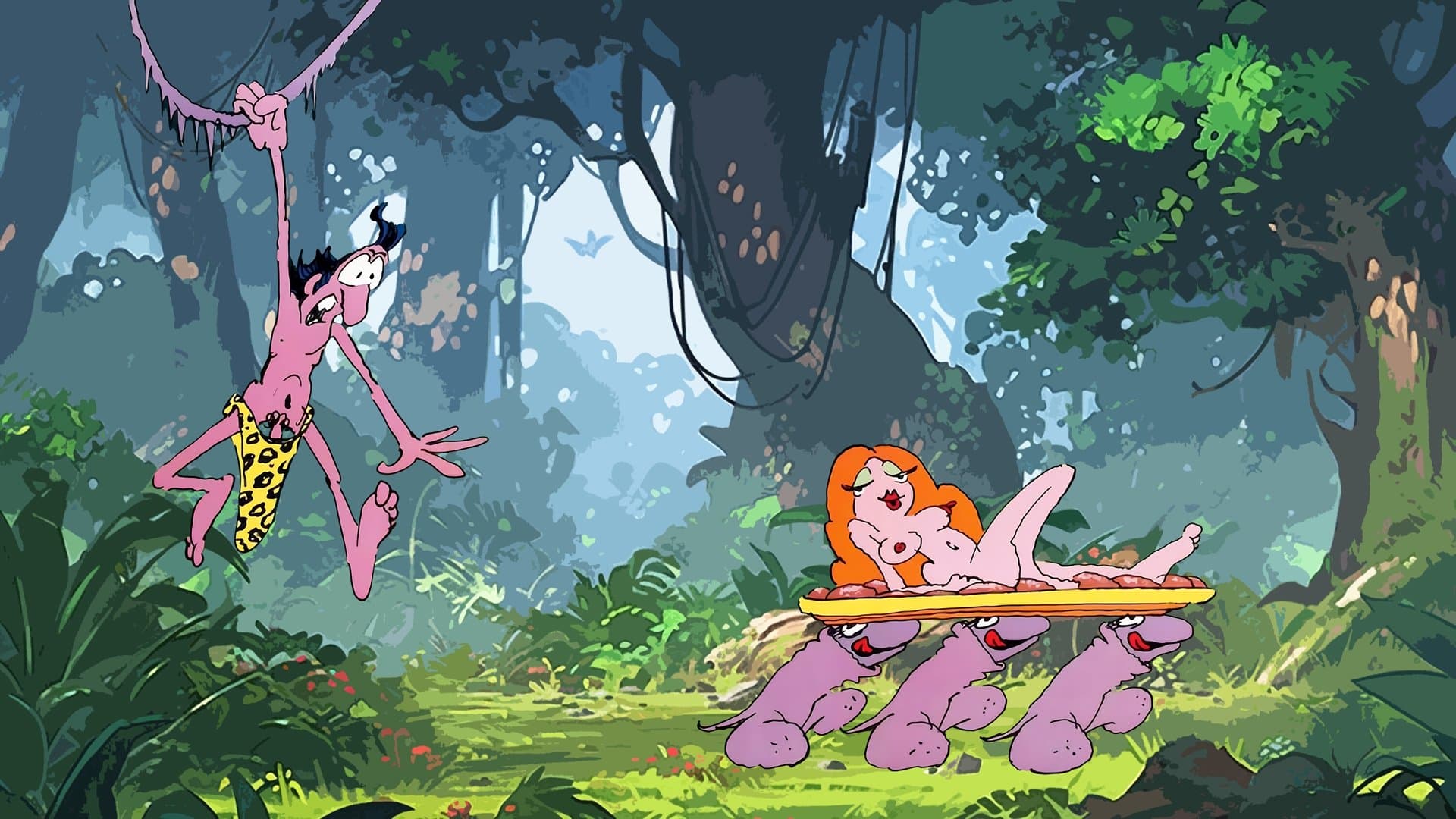 Backdrop of Tarzoon: Shame of the Jungle!