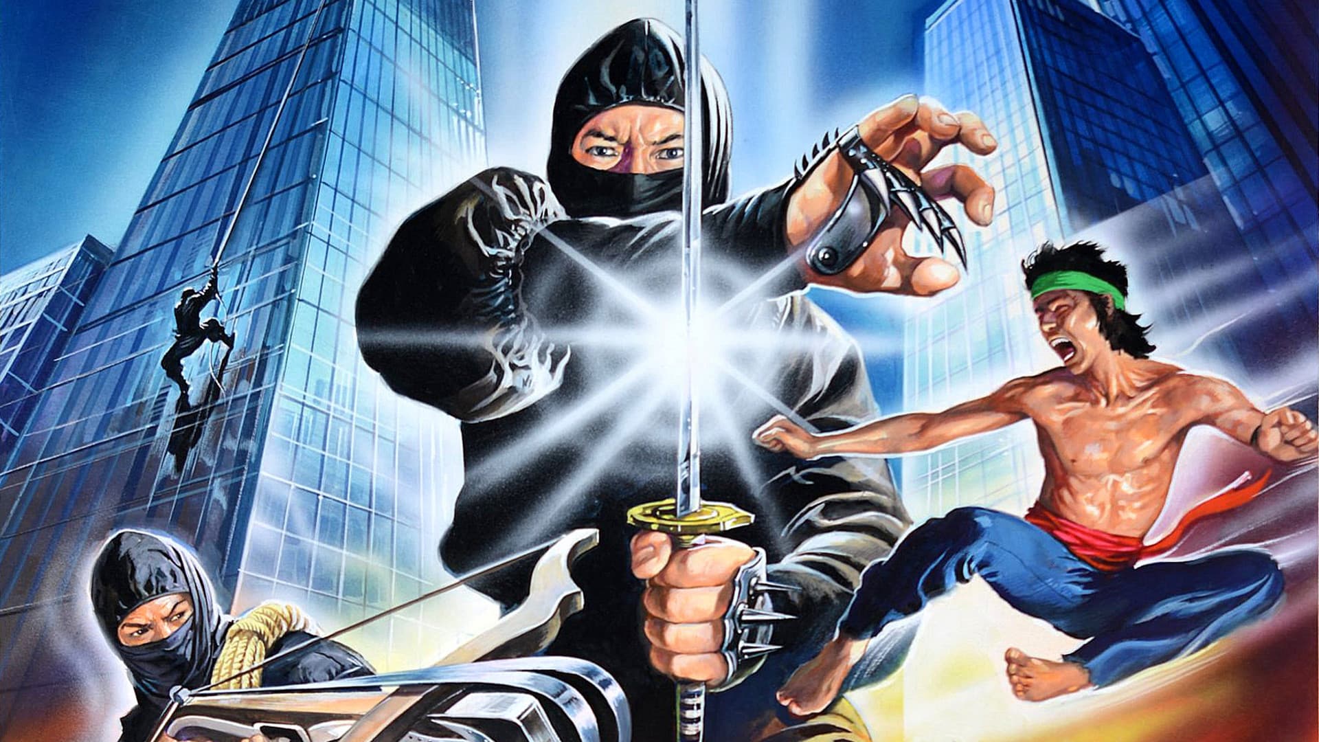 Backdrop of Ninja Thunderbolt