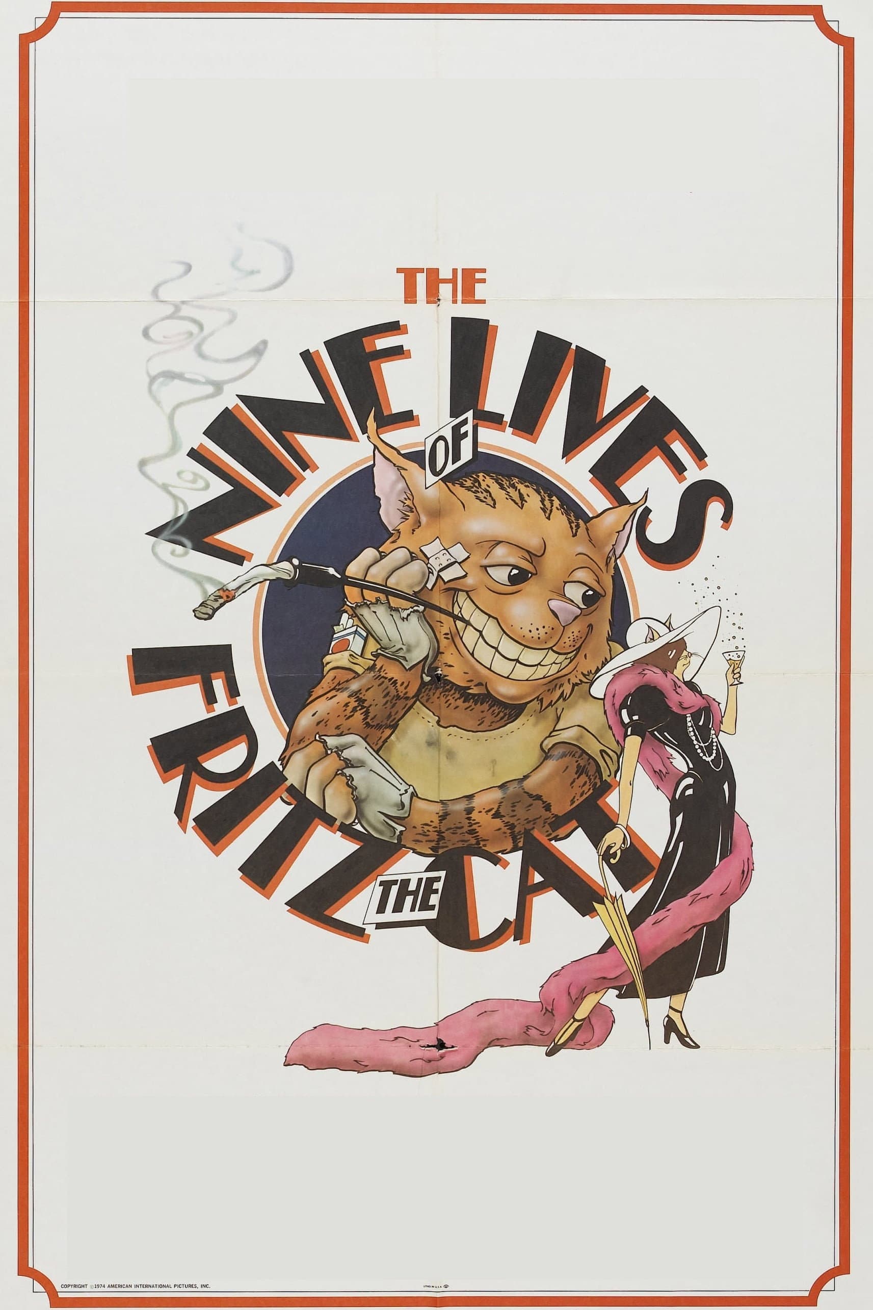Poster of The Nine Lives of Fritz the Cat
