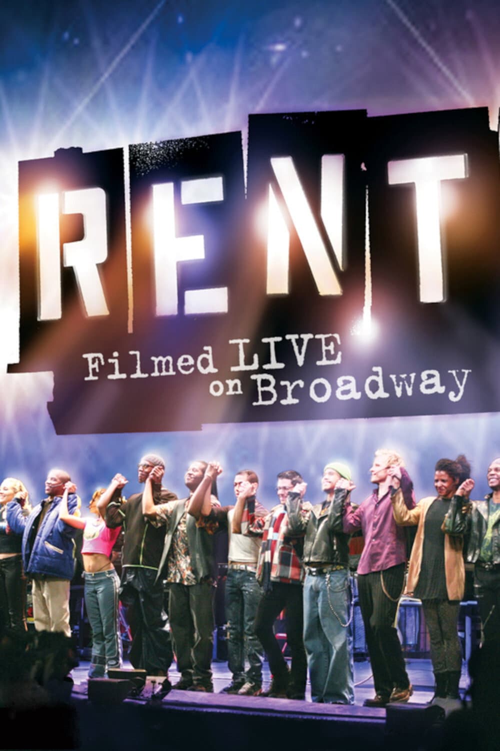 Poster of Rent: Filmed Live on Broadway