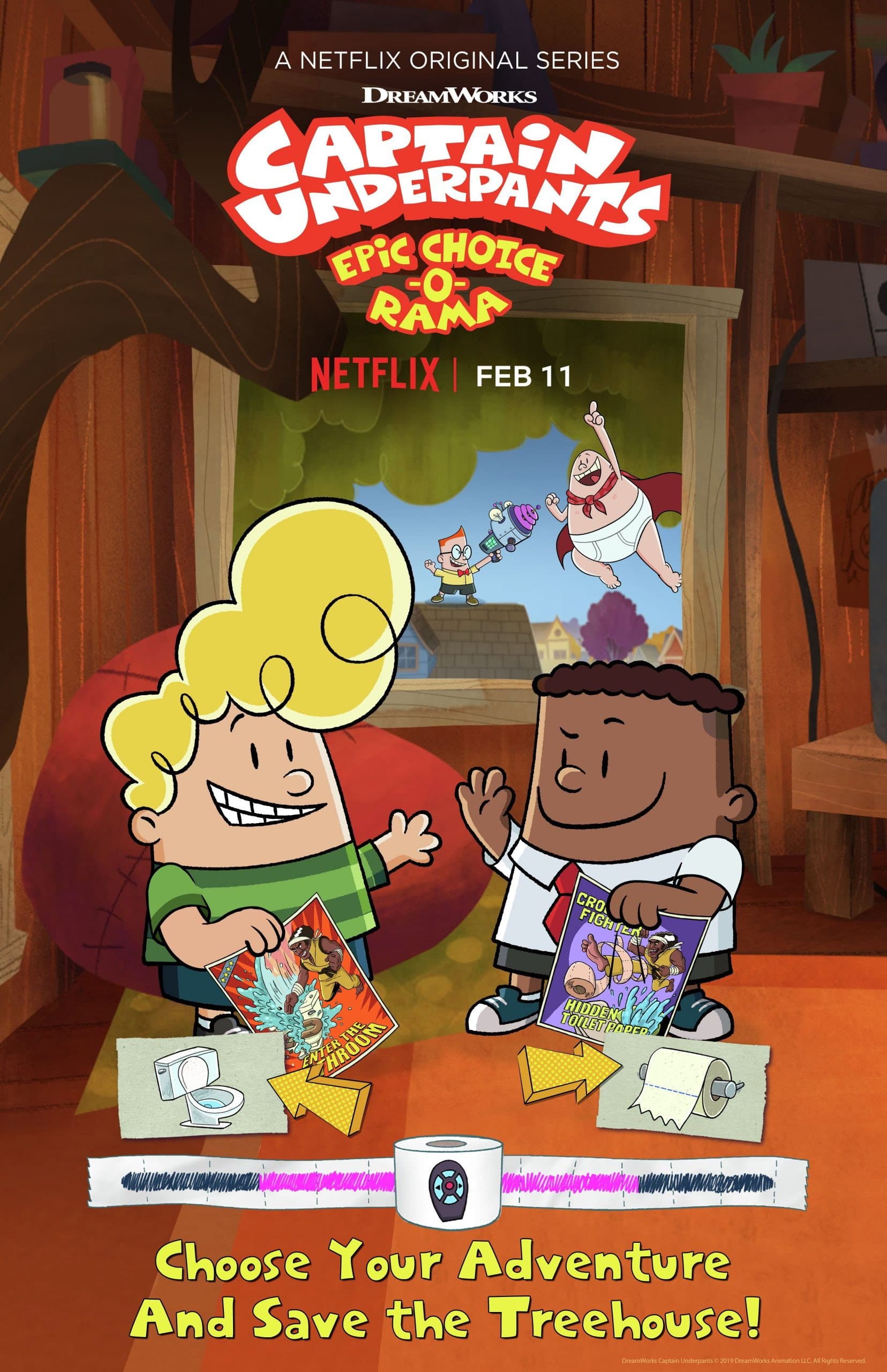 Poster of Captain Underpants Epic Choice-o-Rama