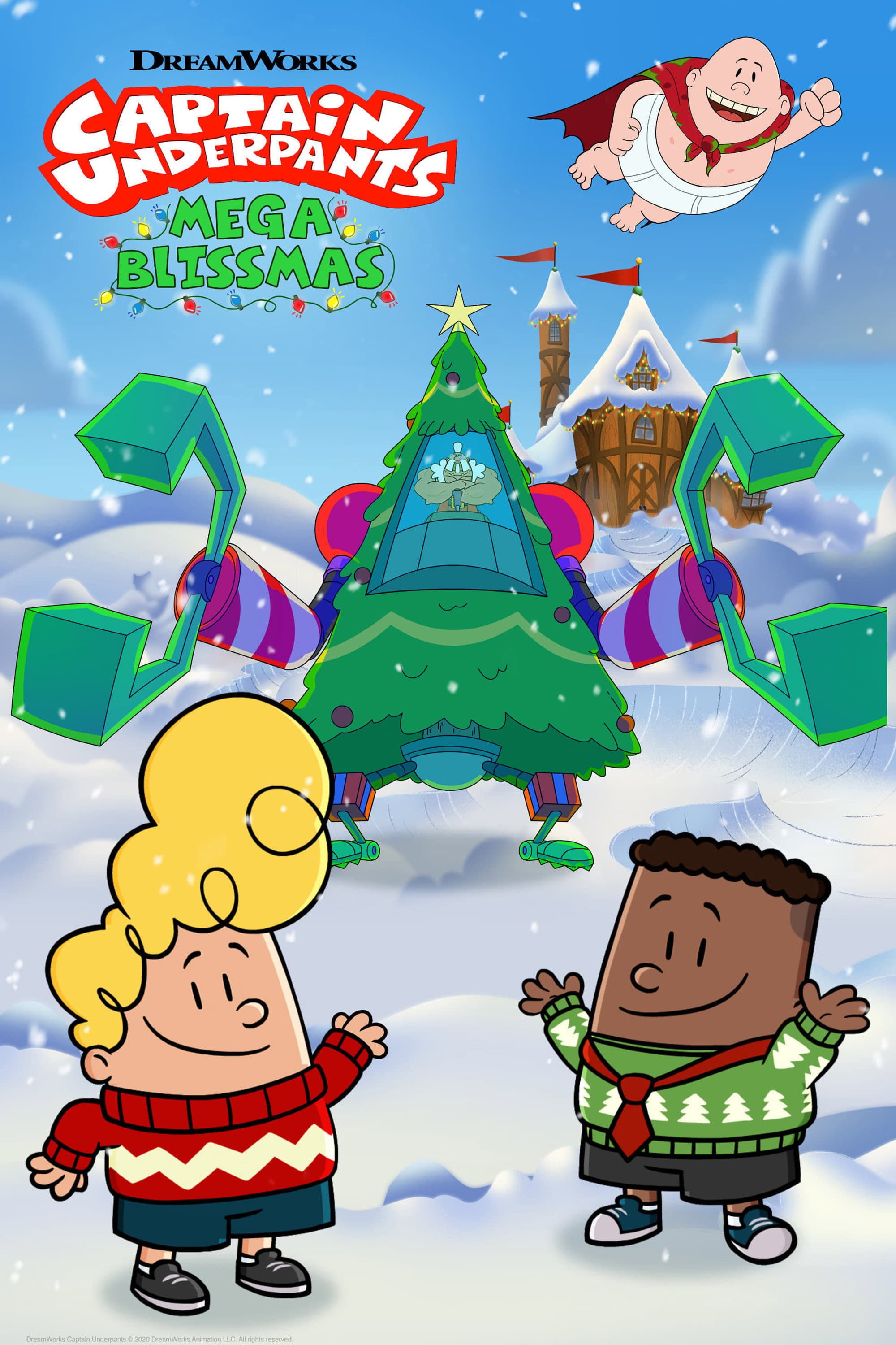 Poster of Captain Underpants Mega Blissmas